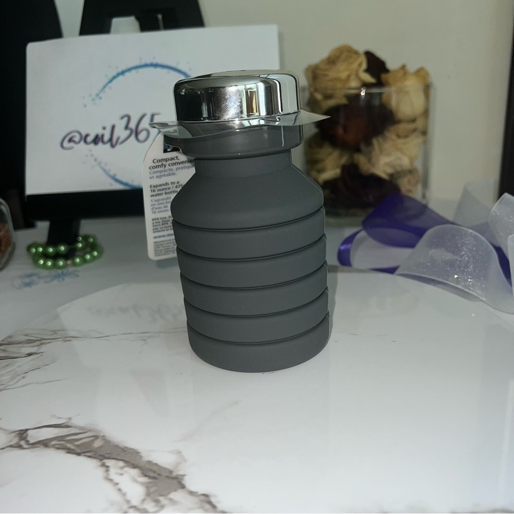 Joie Collapsible Water Bottle - Gray - Picture 7 of 7